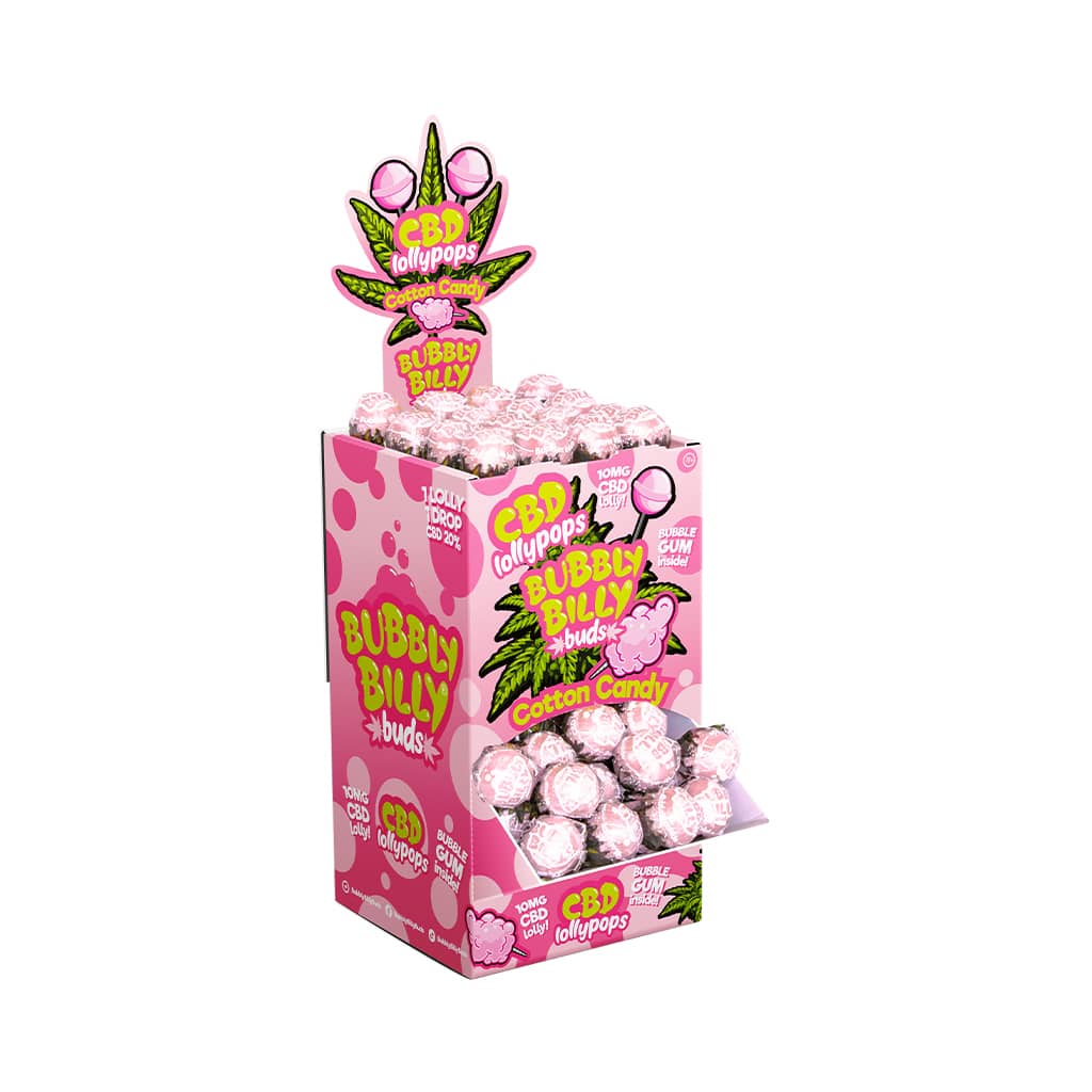 Multitrance Bubbly Billy Buds CBD Lollipops: (5 Pack Gift Box)