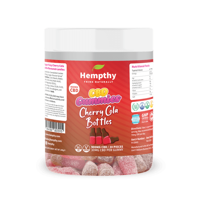 Hempthy CBD Gummy Fizzy Gummy Bears 1200mg