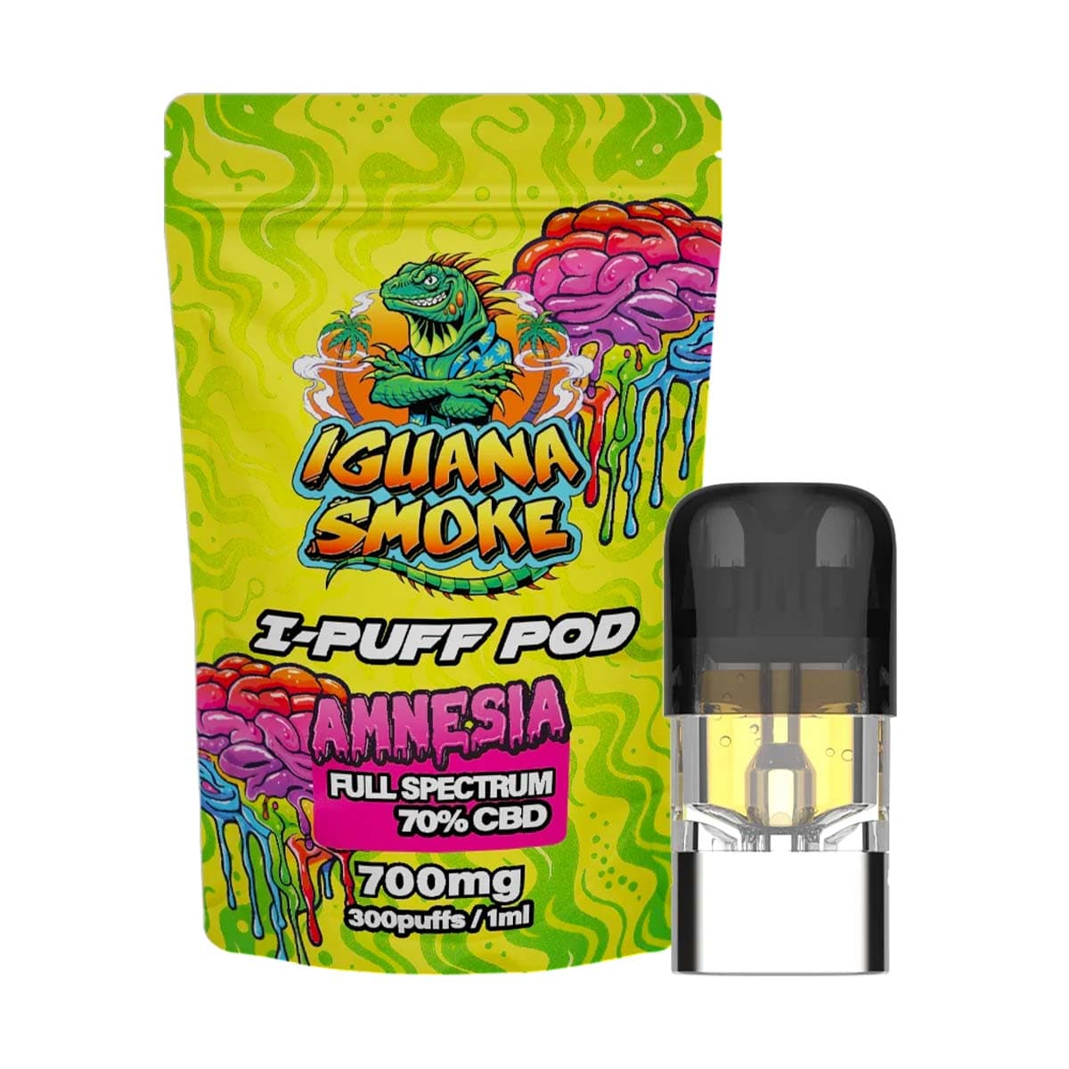 Iguana Smoke I-Puff Replacement Pod 700mg