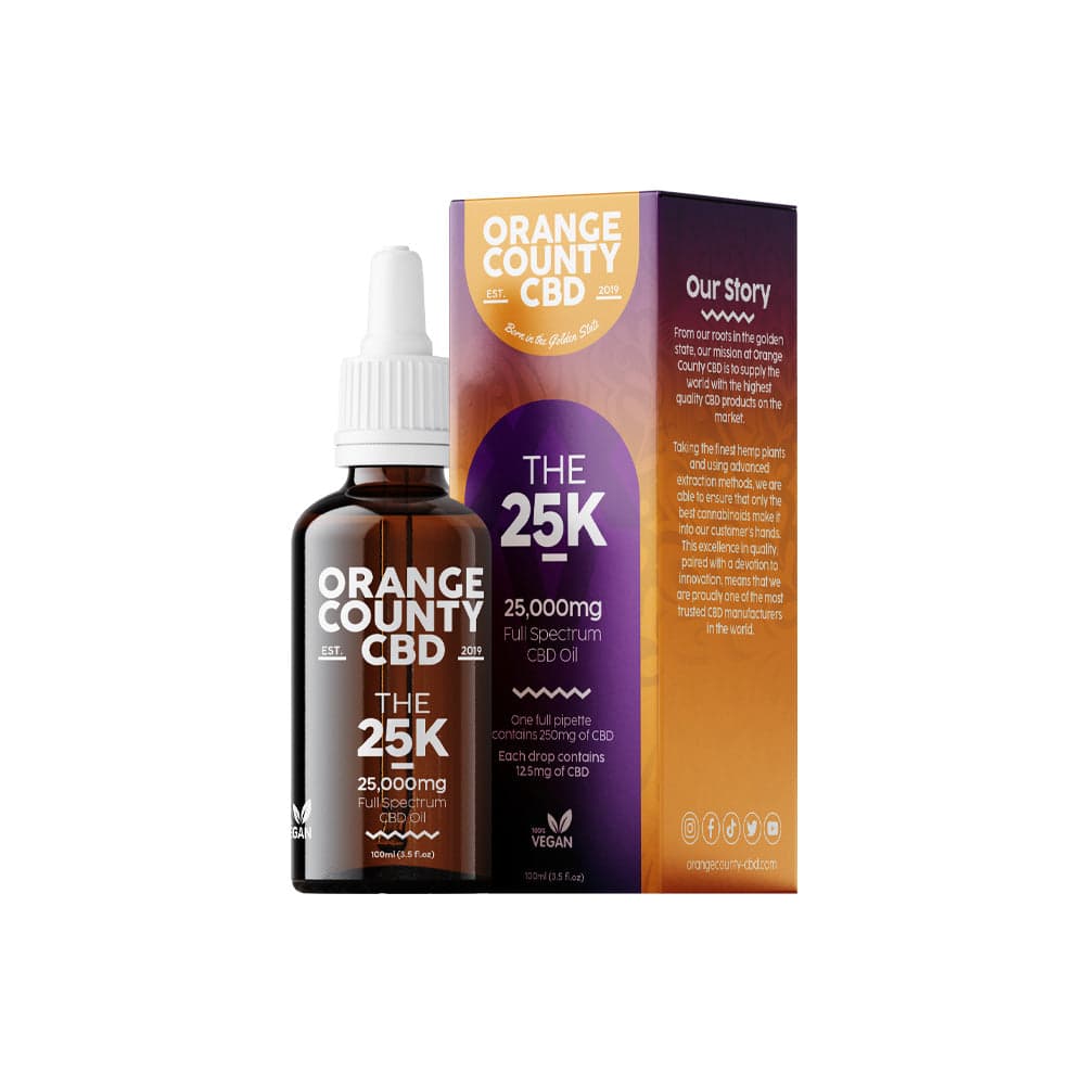 Orange County CBD Oil 25000mg 100ml