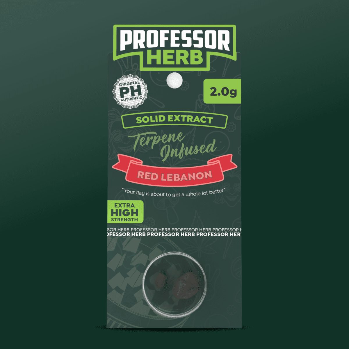 Professor Herb Hemp Solid Extract 2g Banana Pollen Hash 15%