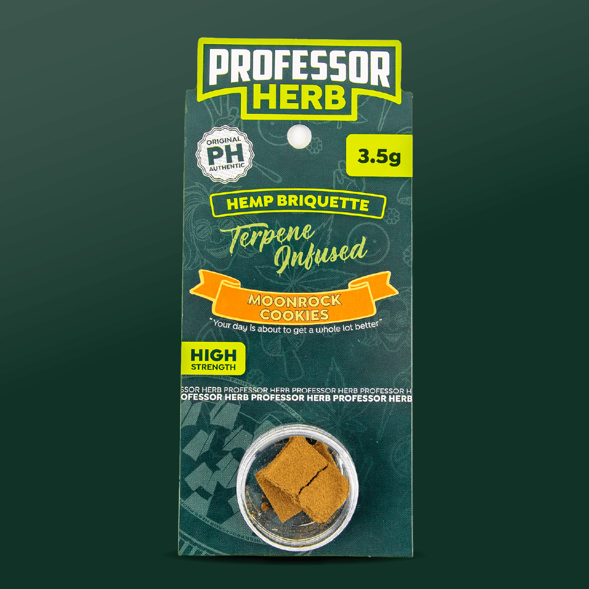 Professor Herb Hemp Briquette Hash 3.5g Gelato