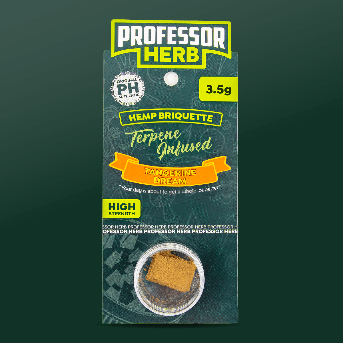 Professor Herb Hemp Briquette Hash 3.5g Guava Dog