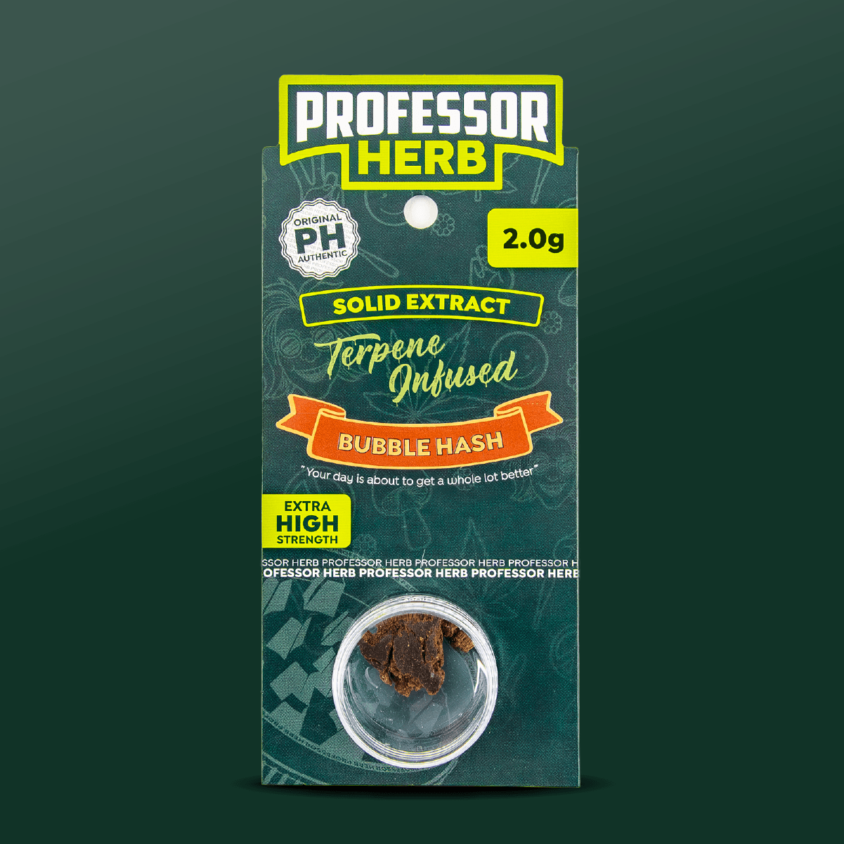 Professor Herb Hemp Briquette Hash 3.5g Tangerine Dream